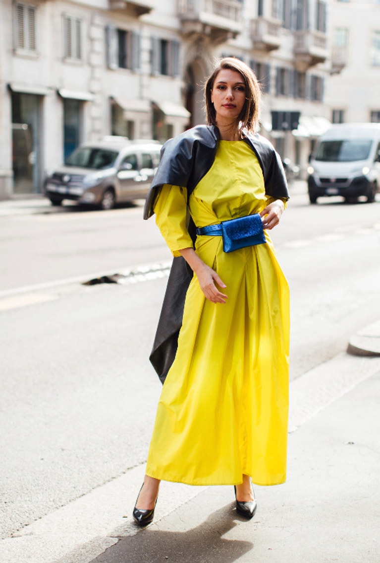 Les plus beaux combos de couleurs vus à Milan