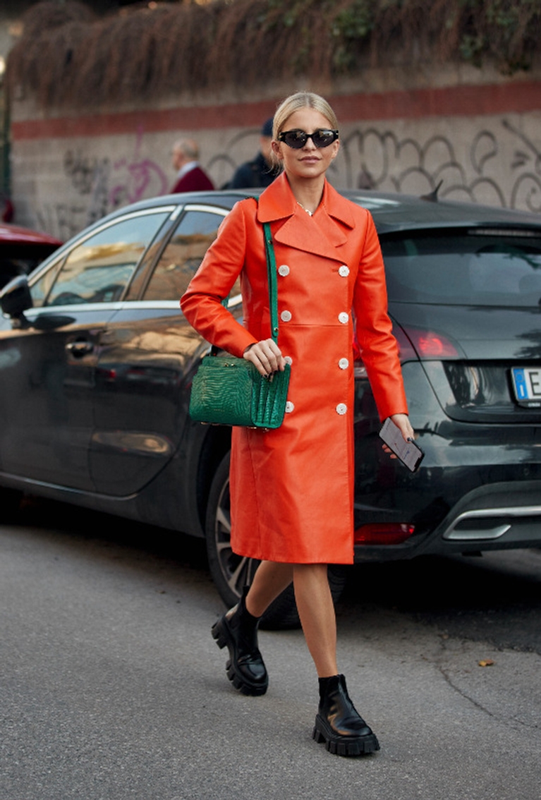 Les plus beaux combos de couleurs vus à Milan