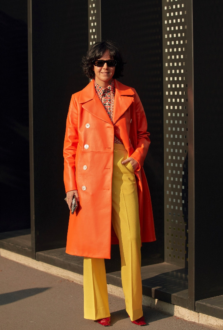Les plus beaux combos de couleurs vus à Milan