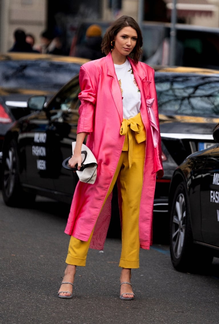 Les plus beaux combos de couleurs vus à Milan