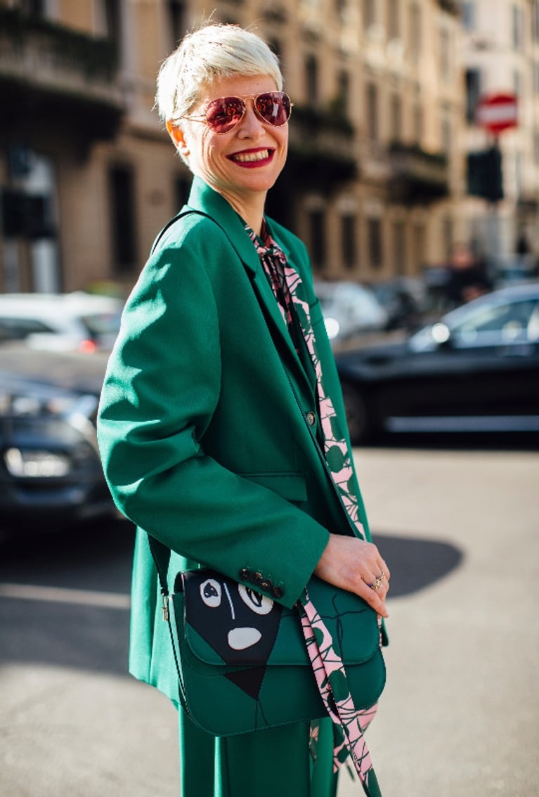 Les plus beaux combos de couleurs vus à Milan