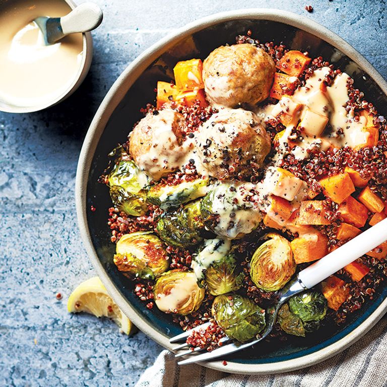Plat de boulettes