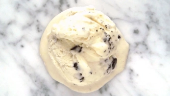Crème glacée au chocolat et à la menthe