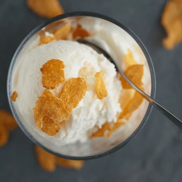 Crème glacée aux céréales