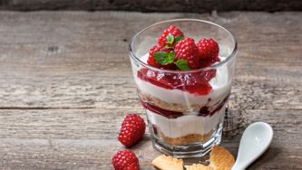 Tiramisu aux framboises