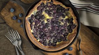 Clafoutis aux bleuets
