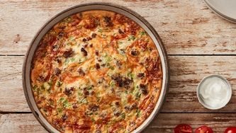 Quiche aux poireaux et au chèvre
