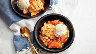 Cobbler aux pêches