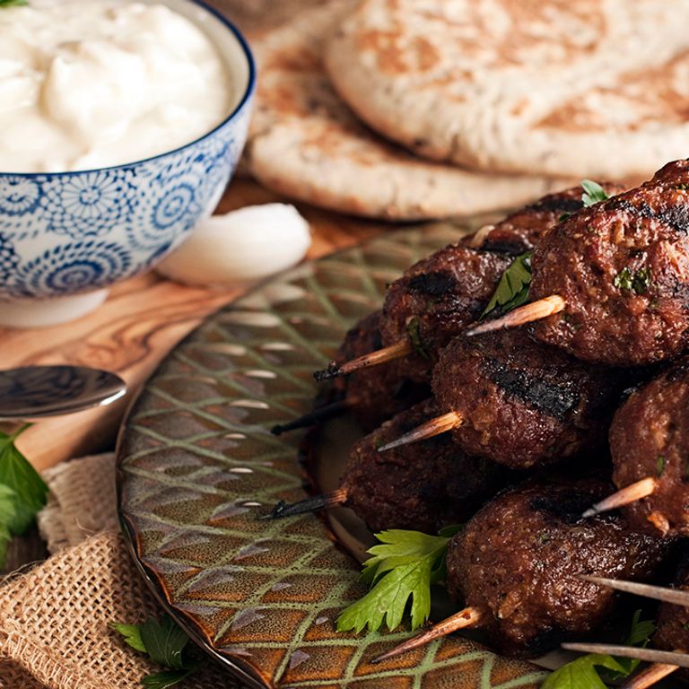 Brochettes d'agneau à la menthe