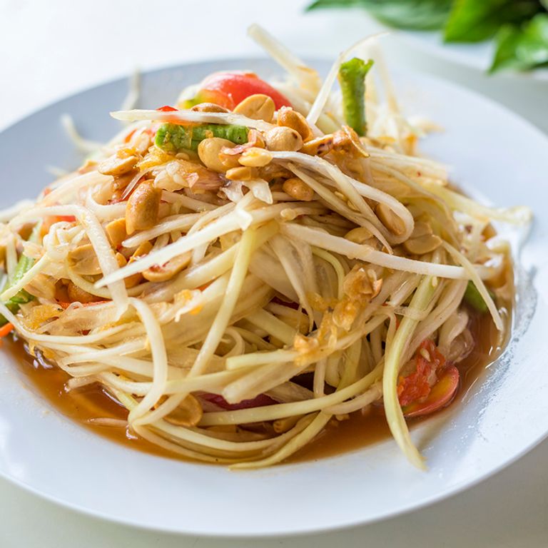 Salade de papaye verte