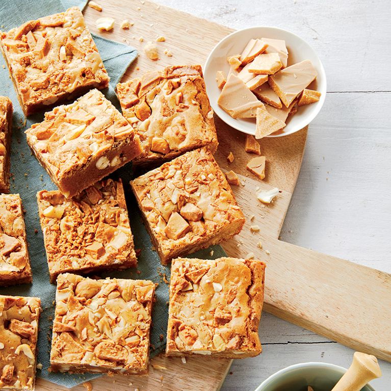 Blondies au chocolat blanc