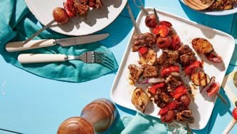 Brochettes de bifteck