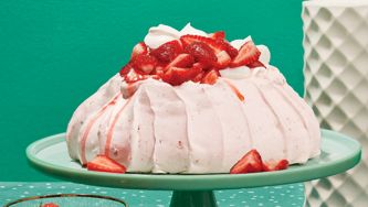 Pavlova aux fraises