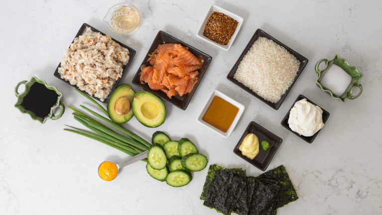 Les soupers de semaine prennent du galon avec cette casserole de sushi
