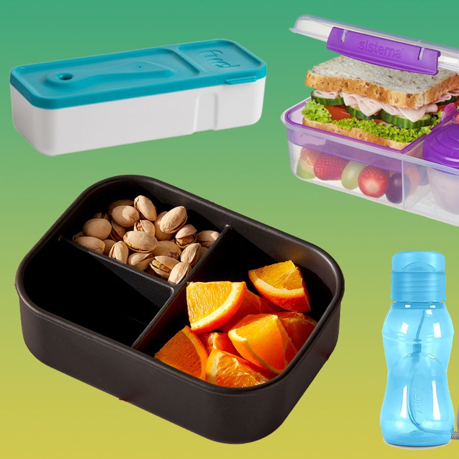 Boîte à Lunch Enfants 1330 Ml WECUTE 5 Compartiments Anti-Fuite Avec Couverts – Vert