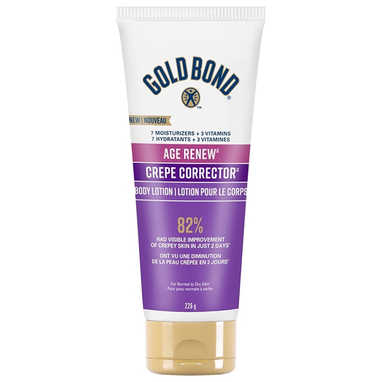 Lotion pour le corps Age Renew Crepe Corrector de Gold Bond (13,99$)