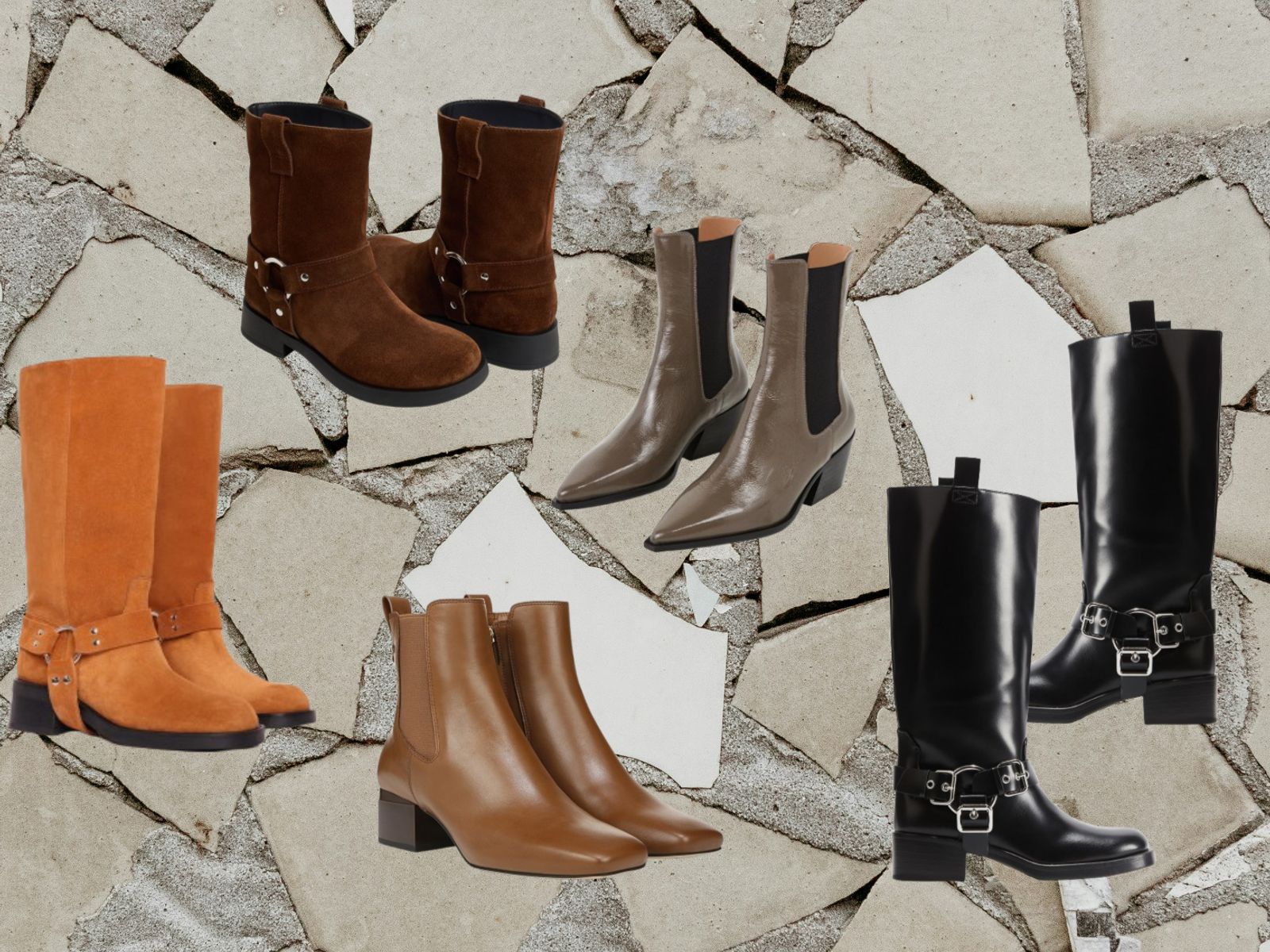 Bottes Motard Jackson House Of Harlow Cuir Noir Matelassé - Taille US 8.5 Femme, Neuves Dans Boîte