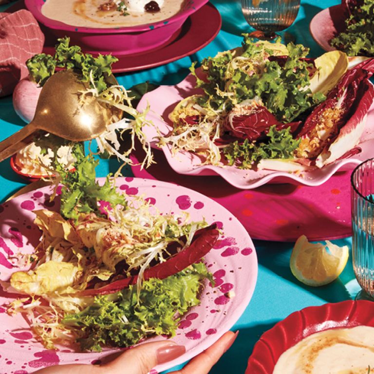 Chicorée à la vinaigrette aigre-douce
