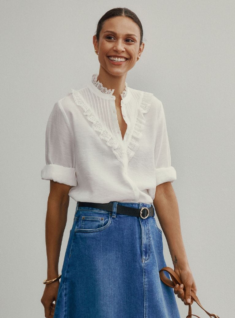 13 chemises blanches stylées