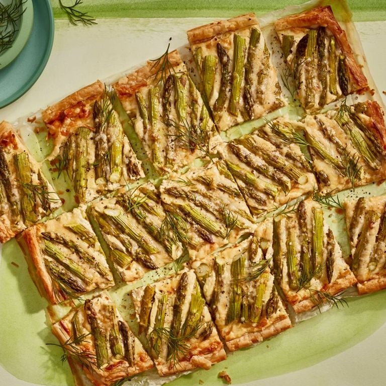 Tarte aux asperges