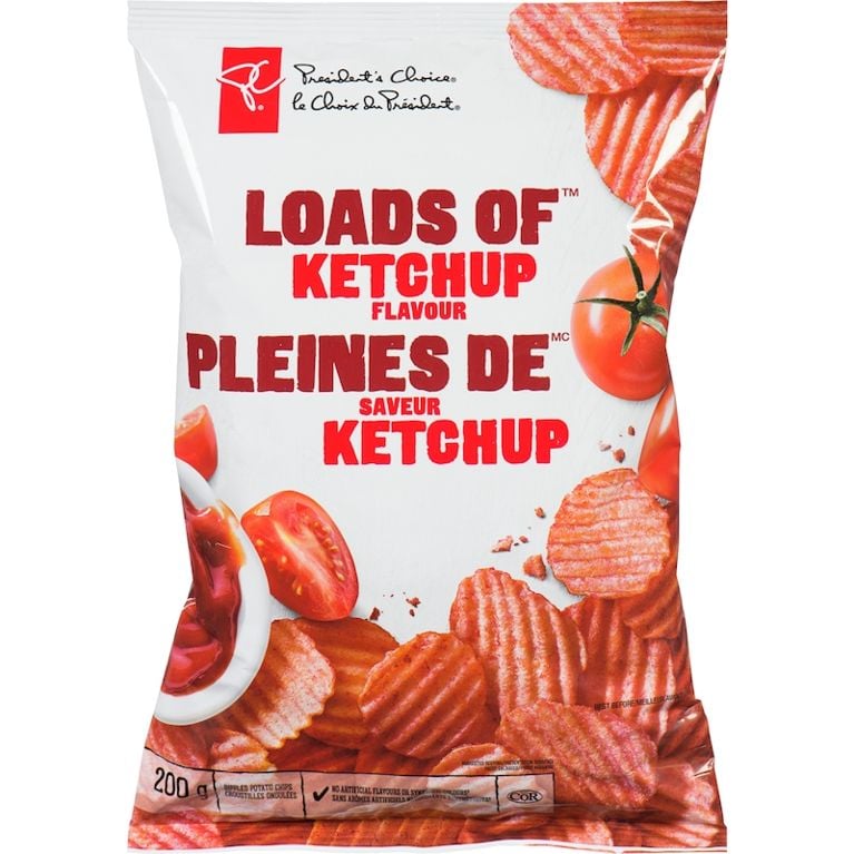 Nous avons trouvé les meilleures croustilles au ketchup du Canada