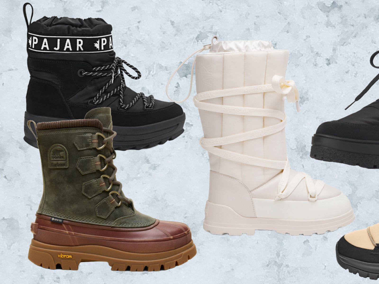 Bottes D'hiver Dokela - Cuir Suédé - Doublure Polaire - Semelle Antidérapante - Pour Femme Et Homme