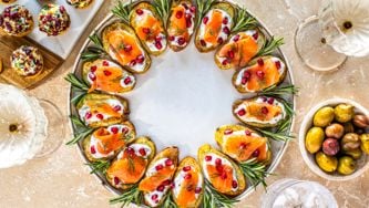 Des recettes de bouchées festives pour l'apéro des Fêtes