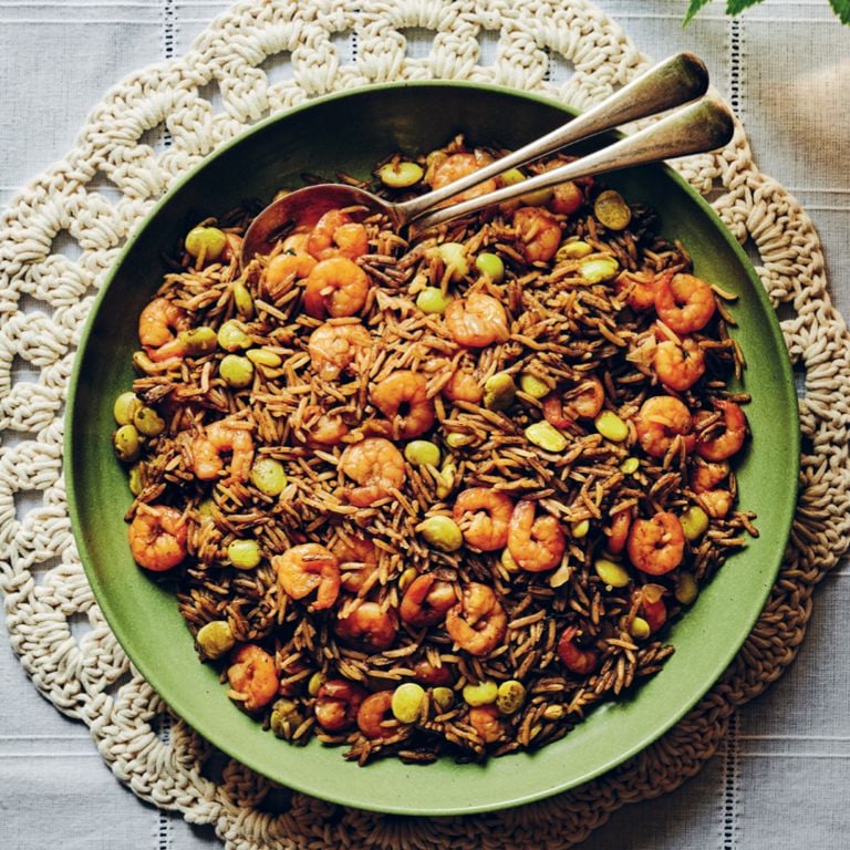 Riz djon djon aux crevettes de Varda Etienne