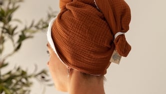 Maison Écolorés – Serviette turban