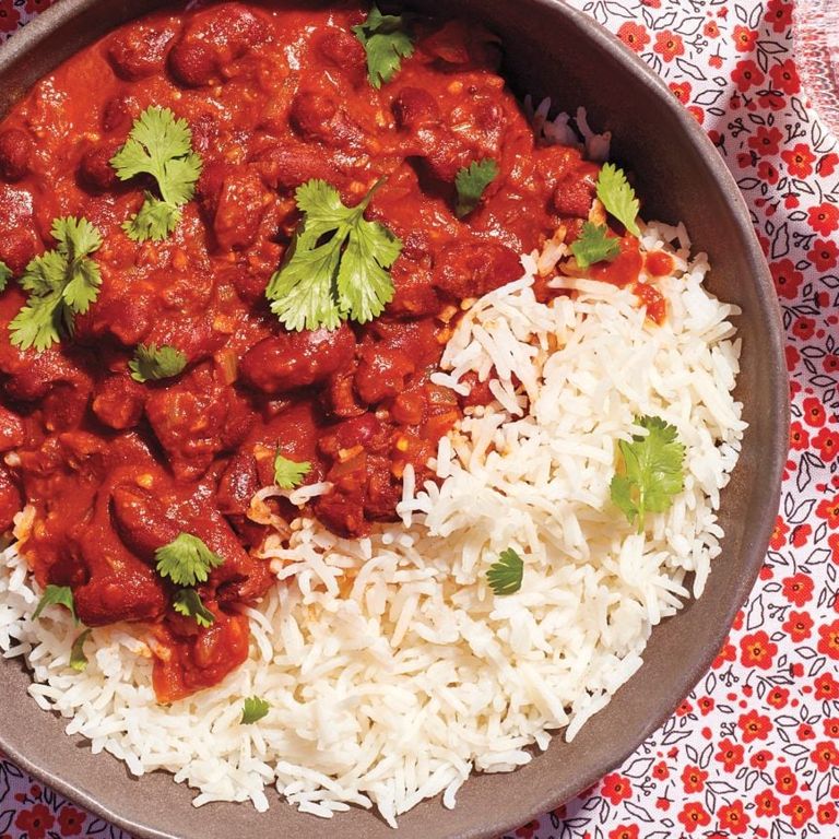 Rajma masala (cari de haricots rouges)