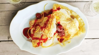 Crêpes glacées au citron