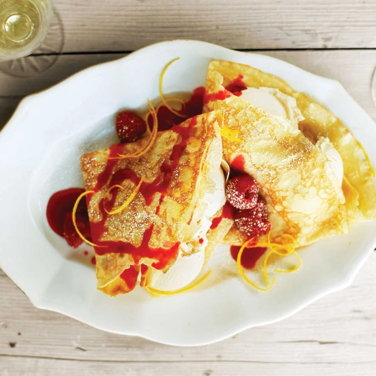 Crêpes glacées au citron