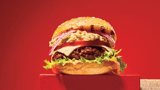 Burgers aux olives