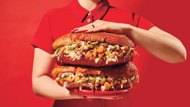 Pambazos au chorizo (sandwichs au chorizo trempés dans la salsa)